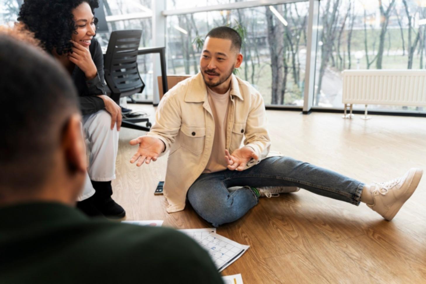 Internationale Studierende im Online-Unterricht